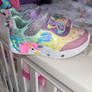 Toddler girl light up shoe